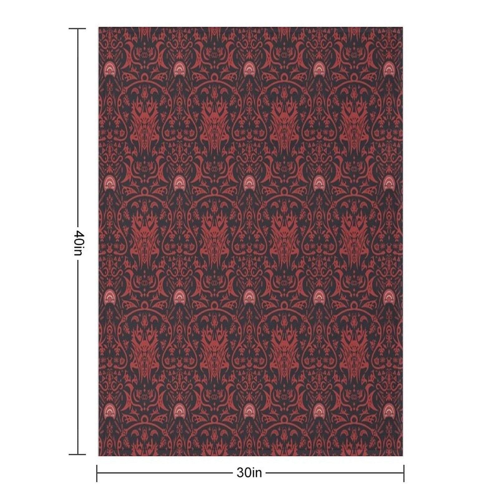 Emet-Selch's Composition Throw Blanket