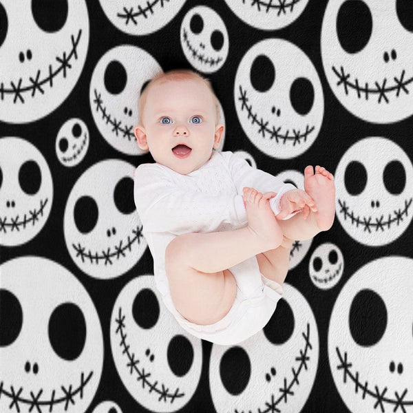 Halloween Skeleton Jack Skellington Pattern Skelington Versatility Throw Blanket