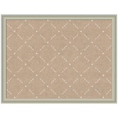 Pinboard Beige Lattice Pattern