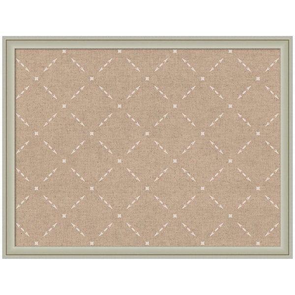 Pinboard Beige Lattice Pattern