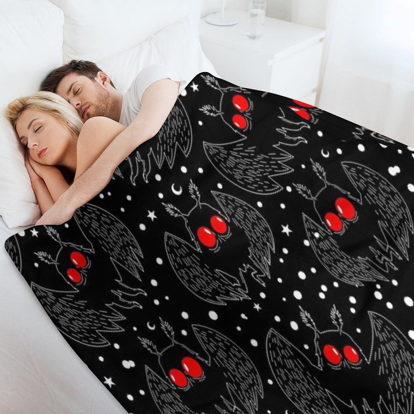 Mothman Night Throw Blanket