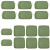 Cushion Covers for 7 Pcs Wicker Rattan Sectional Sofa - Green