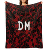 DeMo Violator Texture Black & Red Comfort Throw Blanket