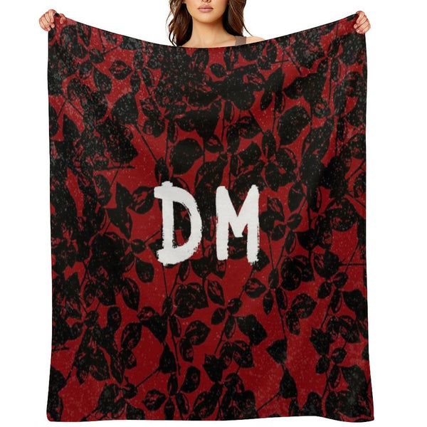 DeMo Violator Texture Black & Red Comfort Throw Blanket