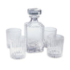 Liquor Decanter Set – Crystal Decanter and Whiskey Glass Set for Home Bar Accessories