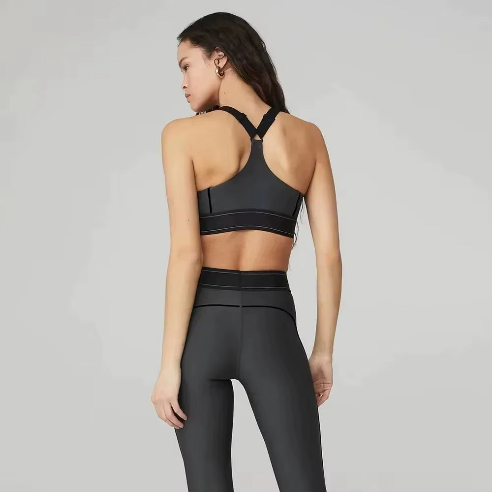 Premium Yoga Set - High-Waisted Leggings & Sports Bra GOODSPHORIA.COM