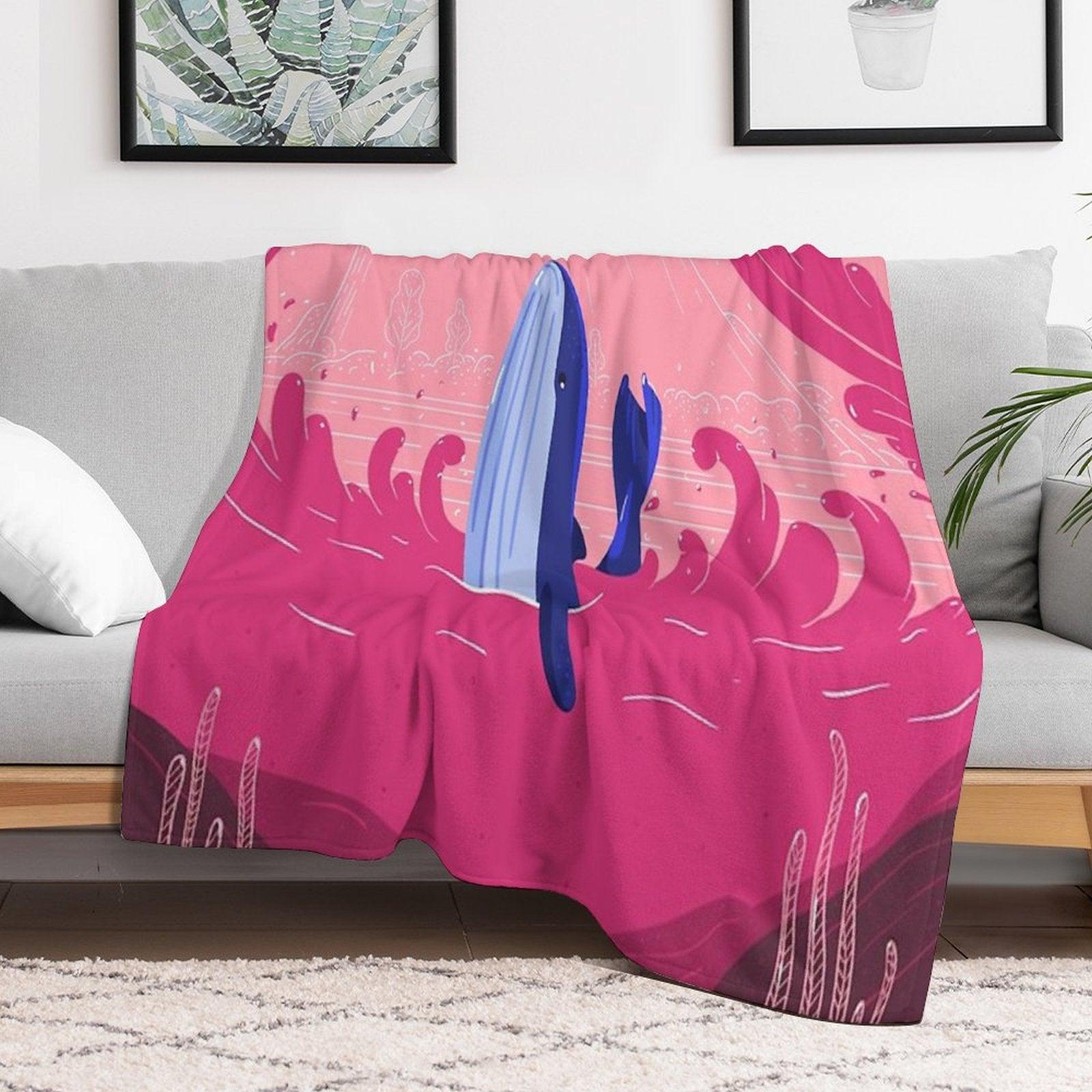 Whale Throw Blanket