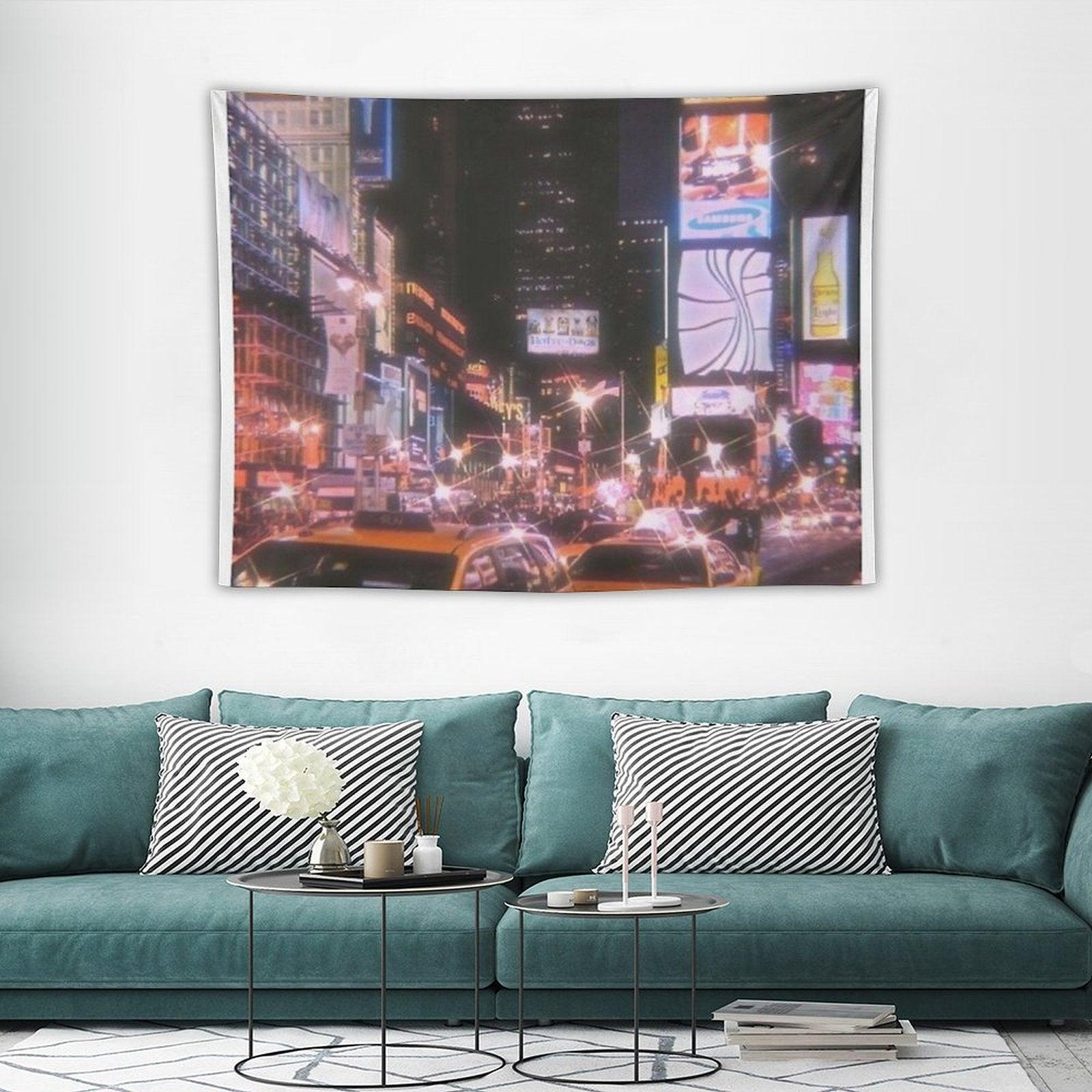Times Square NYC Tapestry