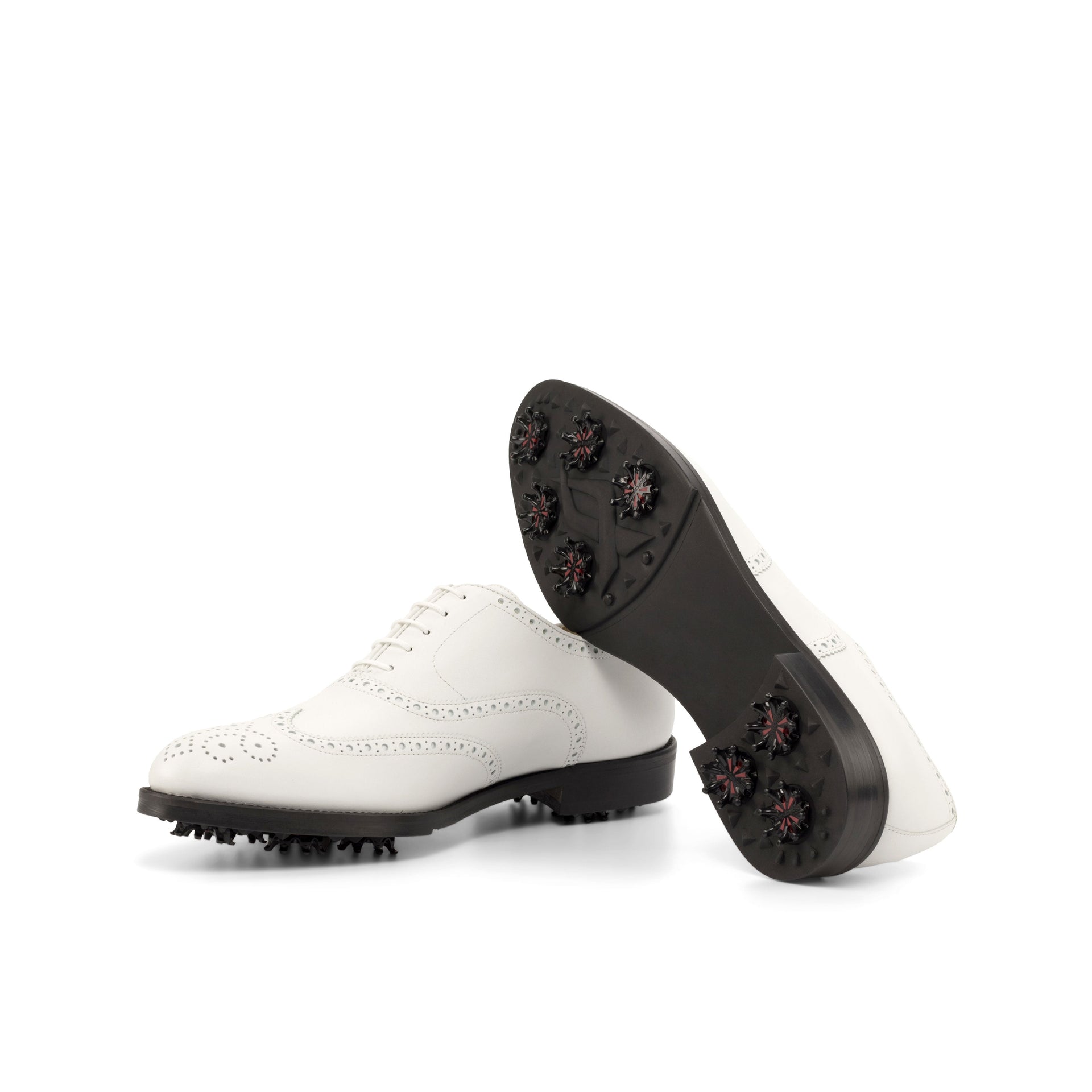 Lumivela - leather brogue golf shoes