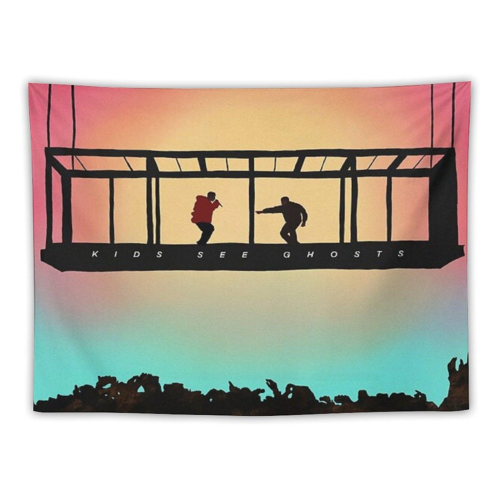 Kids See Ghosts Tapestry