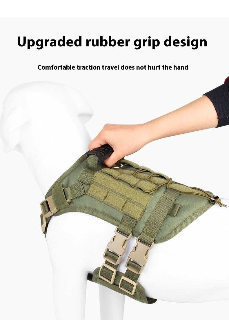 Tactical Dog Harness for Enhanced Comfort and Control
