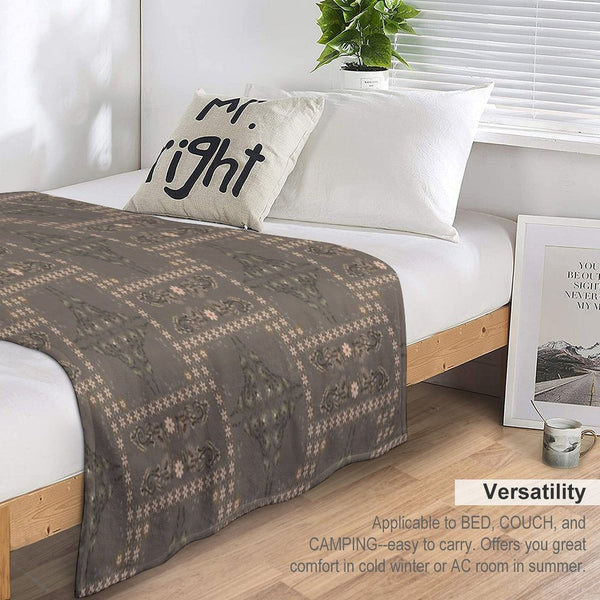 Hallowed Mirror Sustainable Throw Blanket