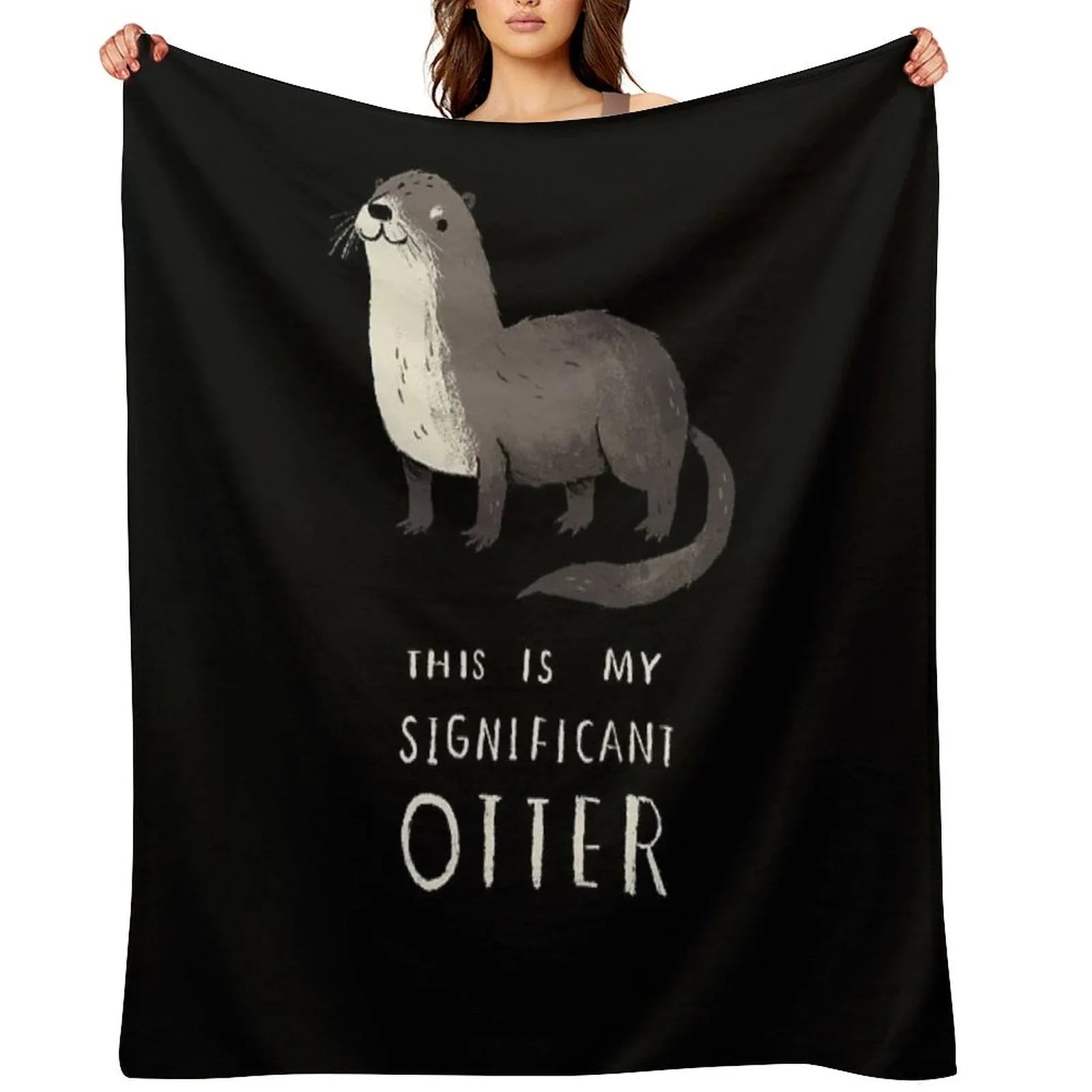 Significant Otter Throw Blanket