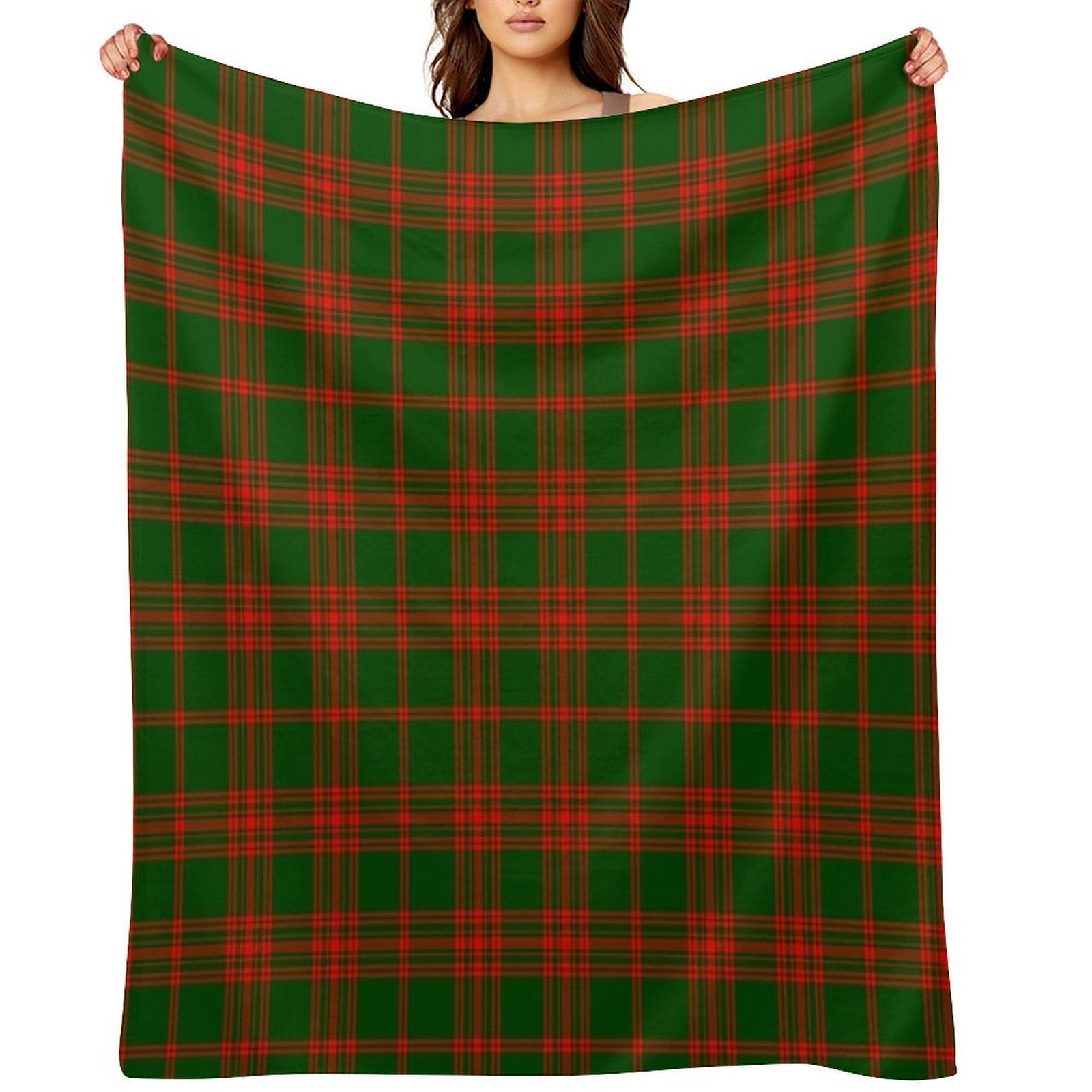 Clan Menzies Tartan Anti-pilling Throw Blanket