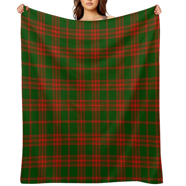 Clan Menzies Tartan Anti-pilling Throw Blanket