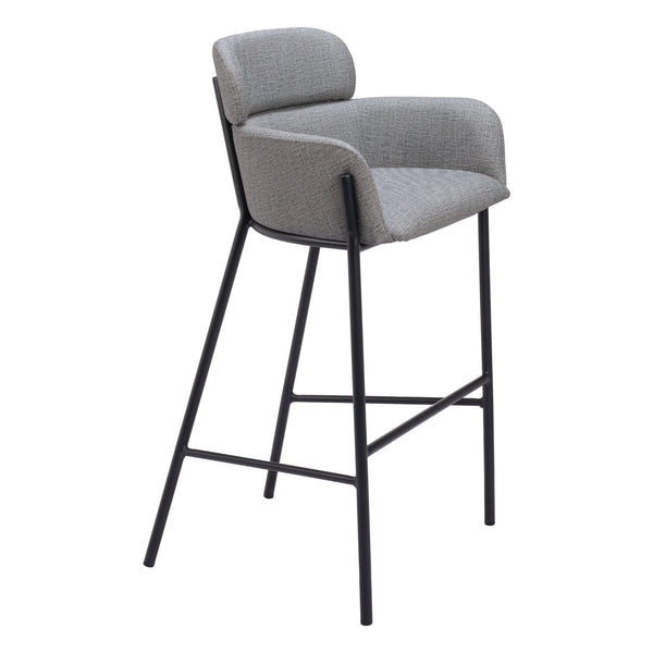 Bremor Barstool Slate Gray