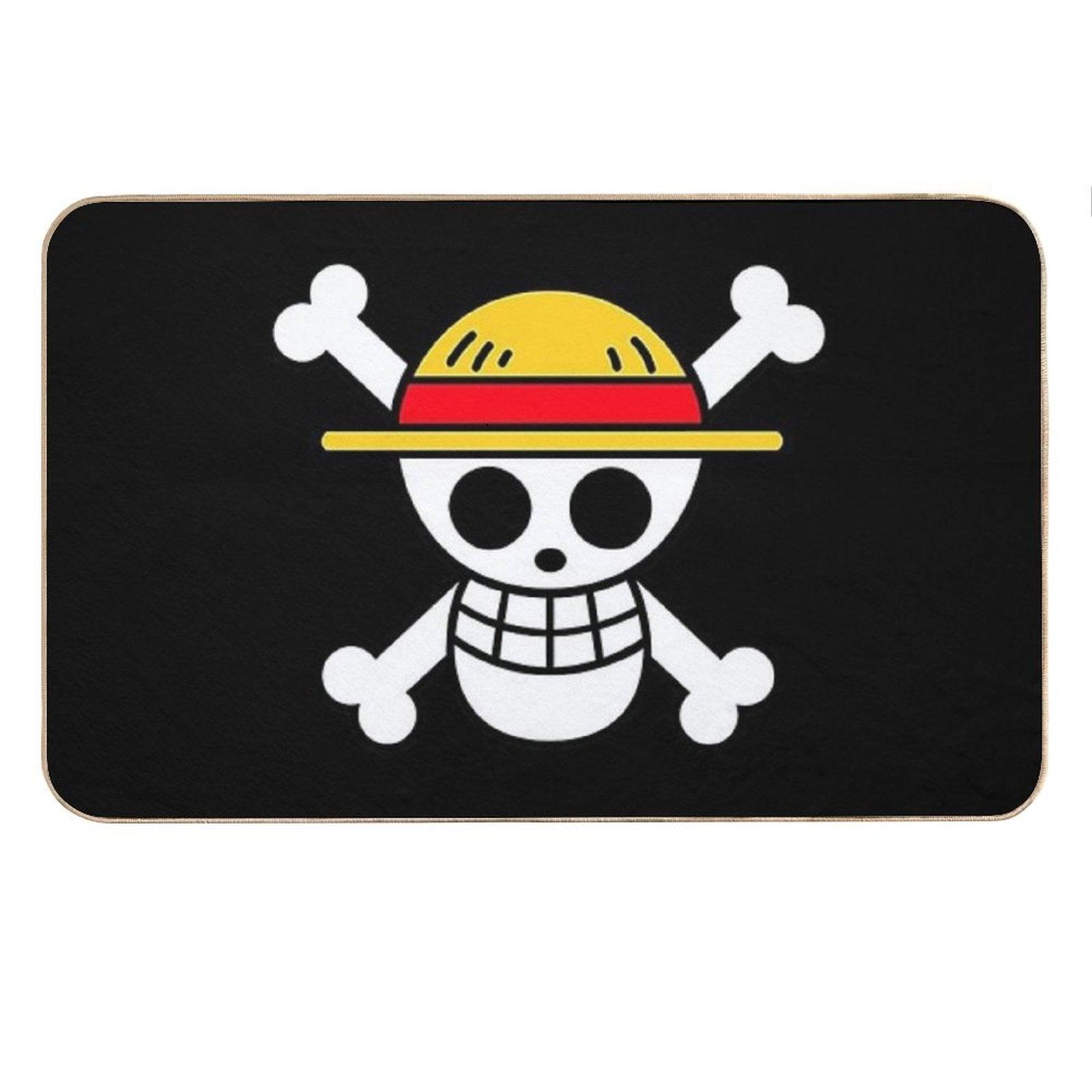 One Piece Mask Stickers Bath Mat