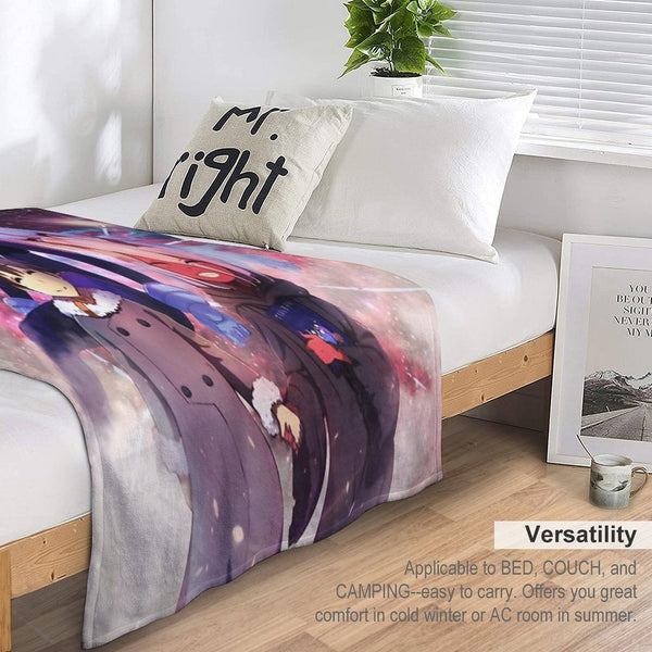 Darling In The FranXX 3 Wrinkle-free Throw Blanket