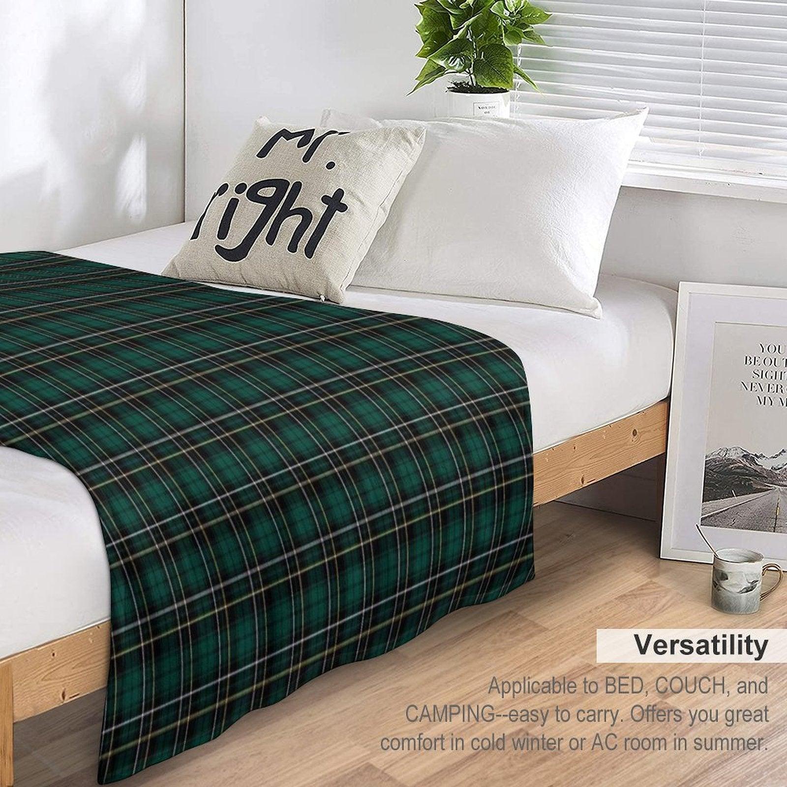 Clan MacAlpine Tartan Throw Blanket