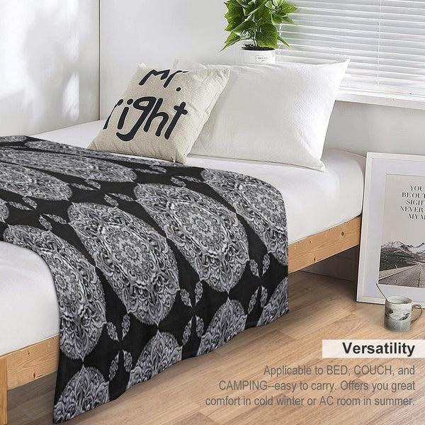 Make Your Bedroom, Kitchen & Bath Cozy with Mandala Decor Comfort Throw Blanket