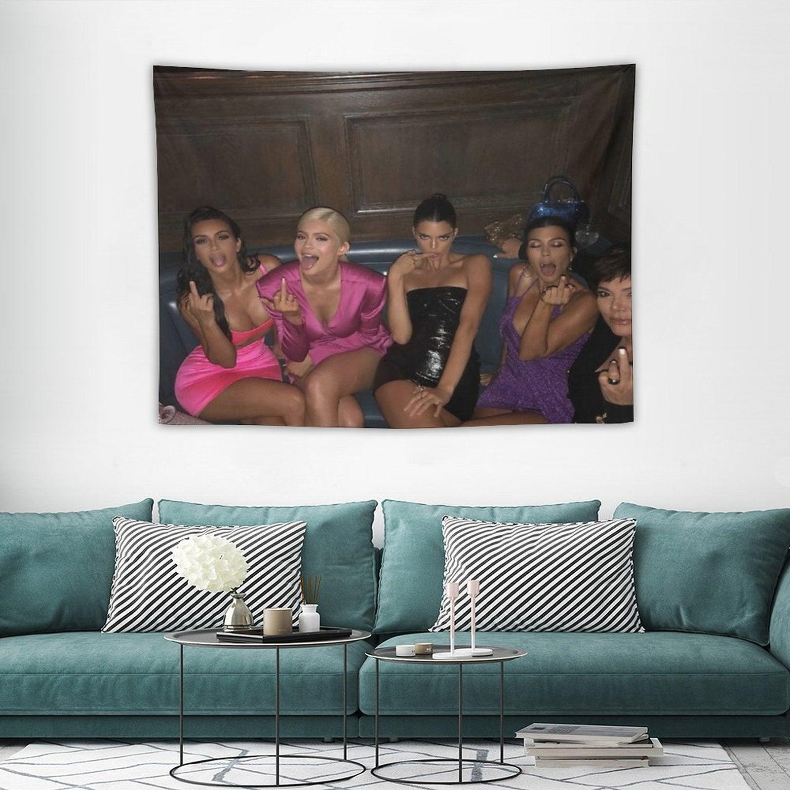 Kardashians Middle Finger Tapestry