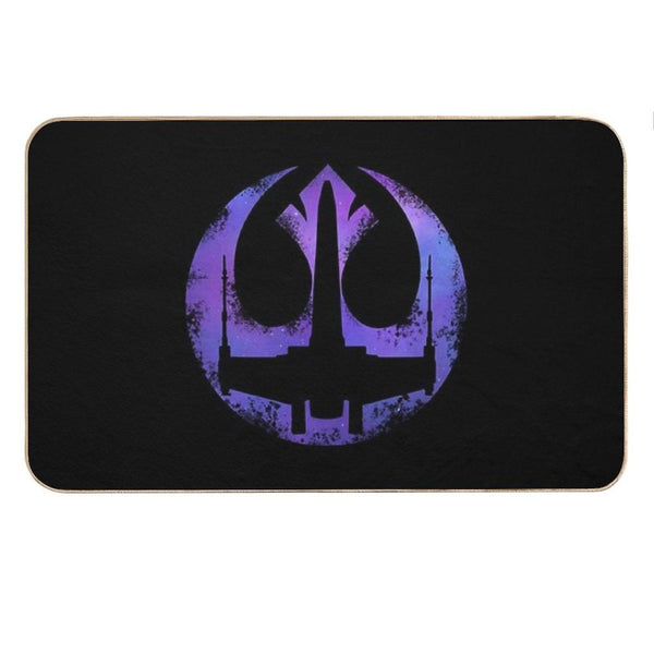 Galaxy Star Ship Bath Mat