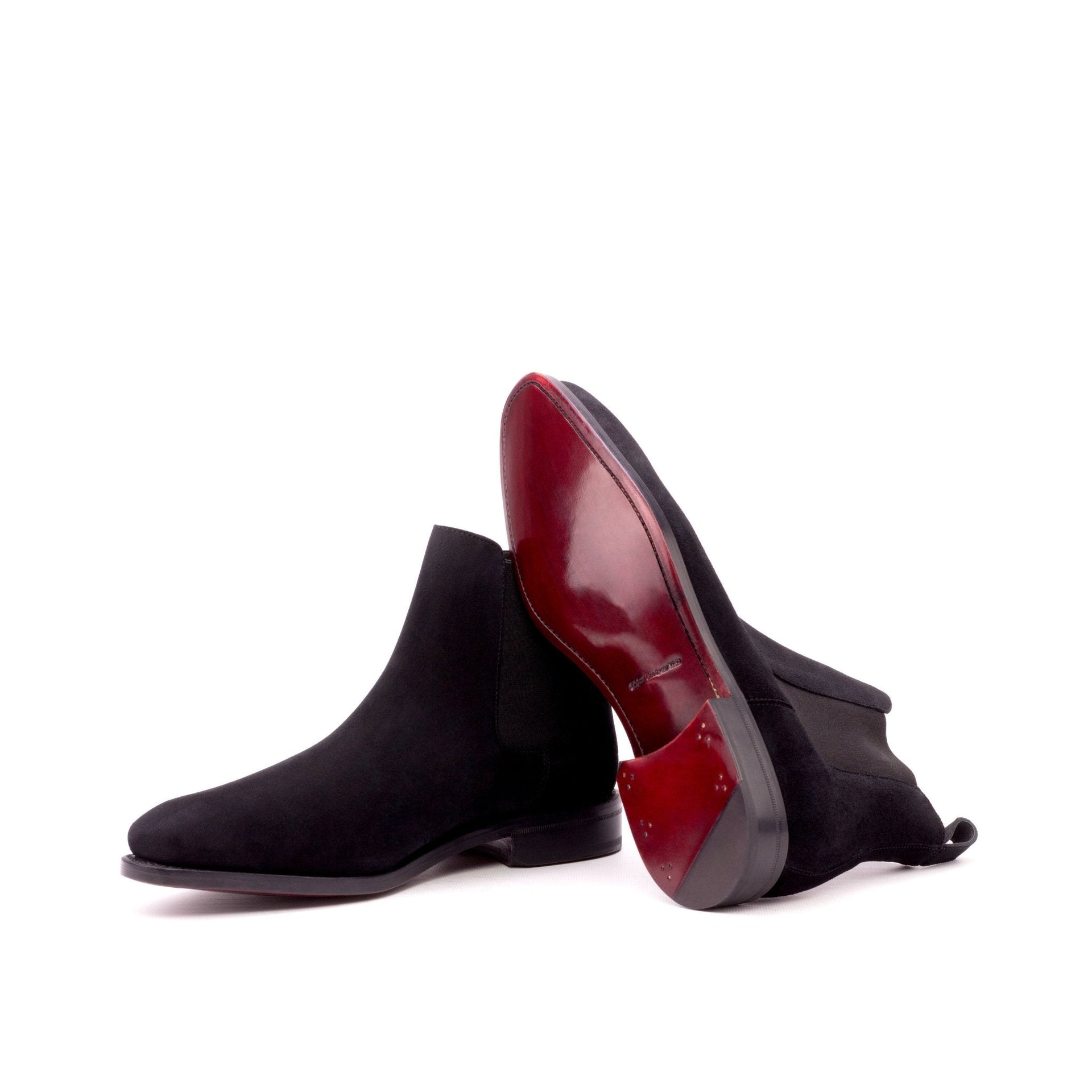 Ventara - Leather Red bottoms chelsea boots for men