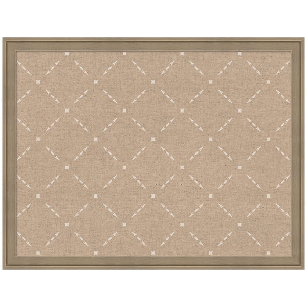 Pinboard Beige Lattice Pattern