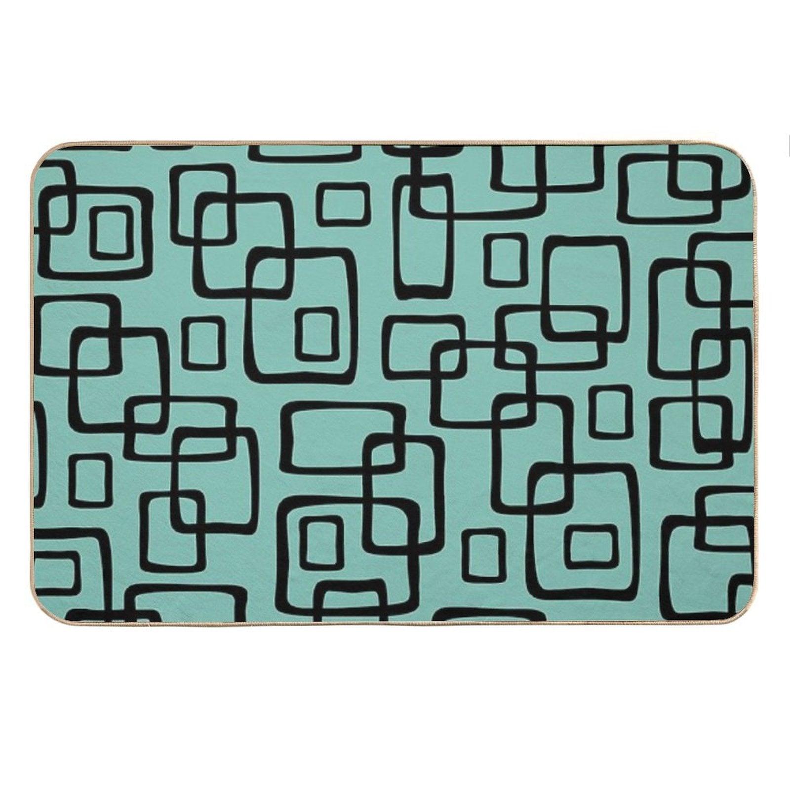 Mid Century Modern Decoration Bath Mat