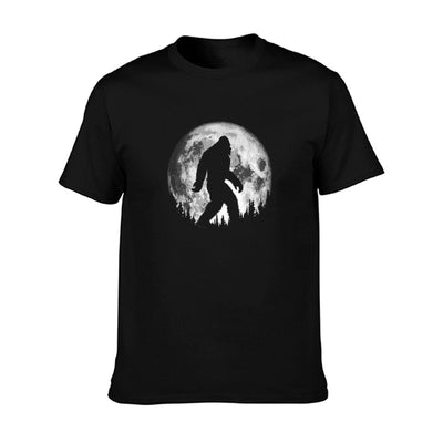 Bigfoot Night Stroll! Cool Full Moon & Trees Sasquatch T-Shirt