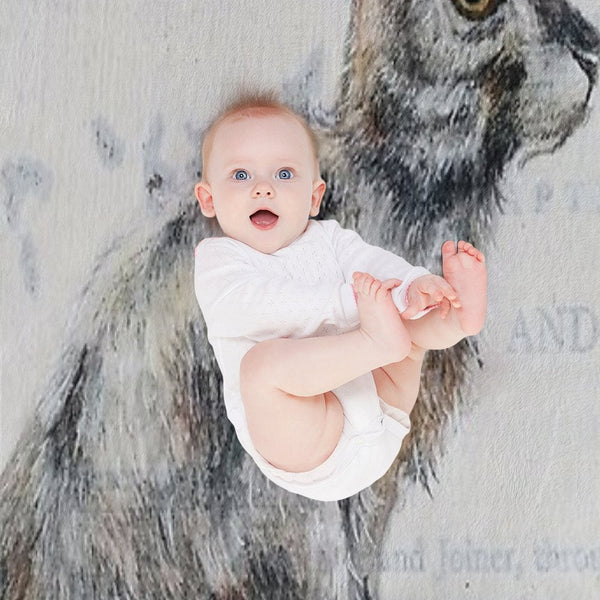 Hare Anti-pilling Throw Blanket