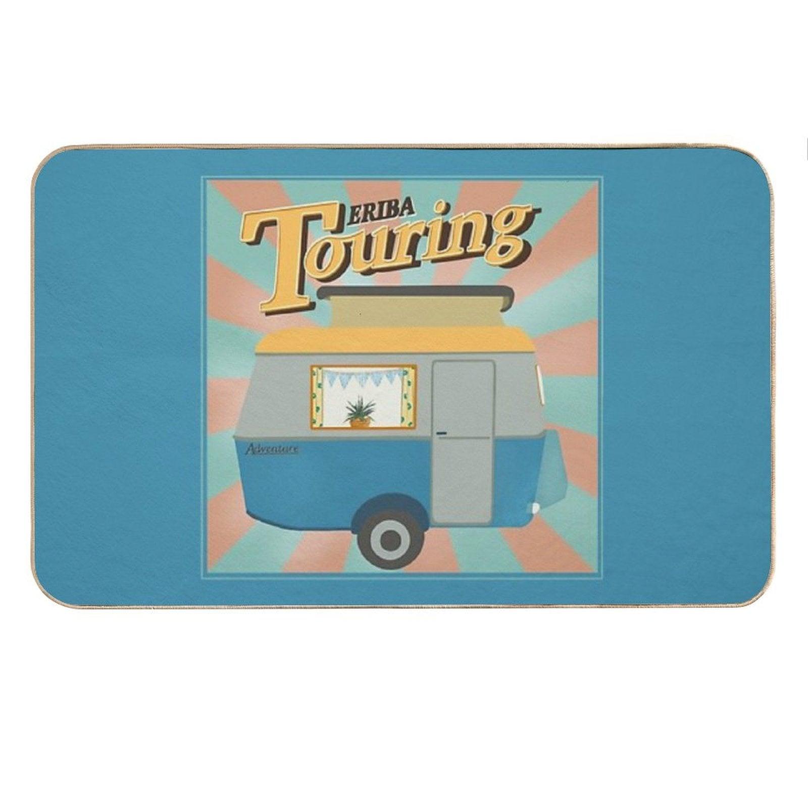 Vintage Touring Caravan Adventure Bath Mat