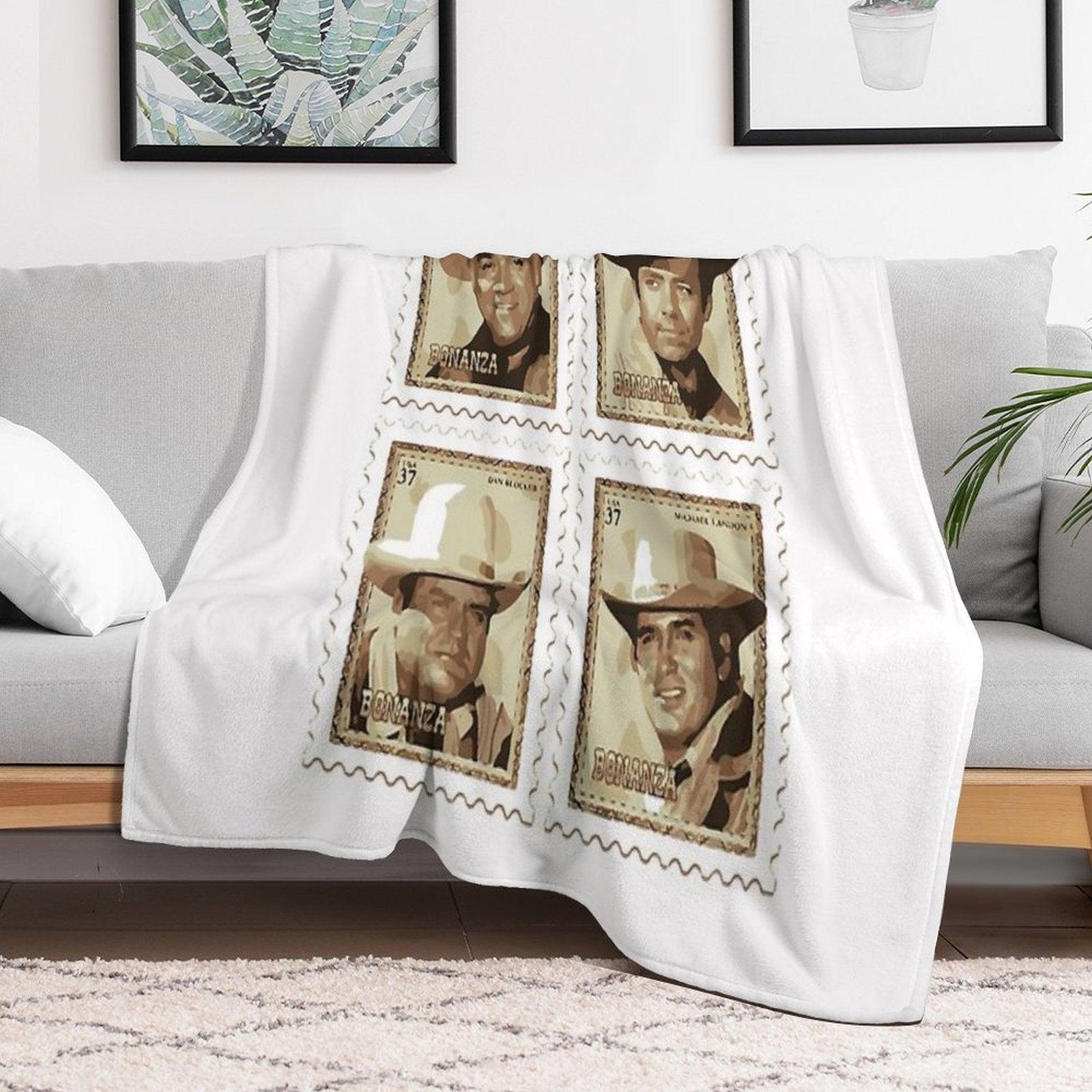 The Cartwrights Sepia Throw Blanket