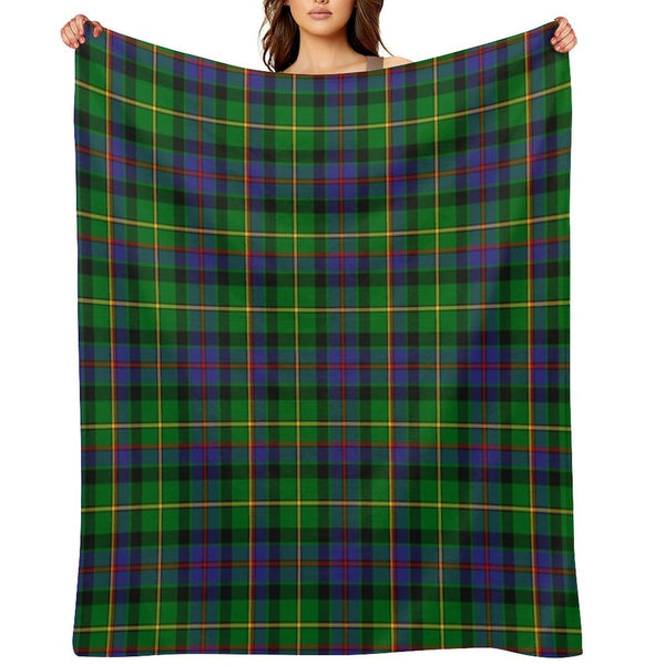 Clan Tait Tartan Velvety-soft Throw Blanket