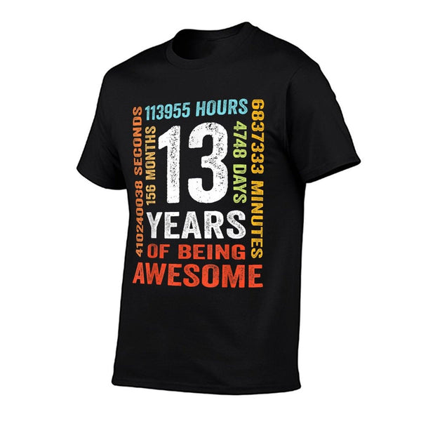13 Years Old 13th Birthday Gift Vintage 156 Month Boys Girls T-Shirt