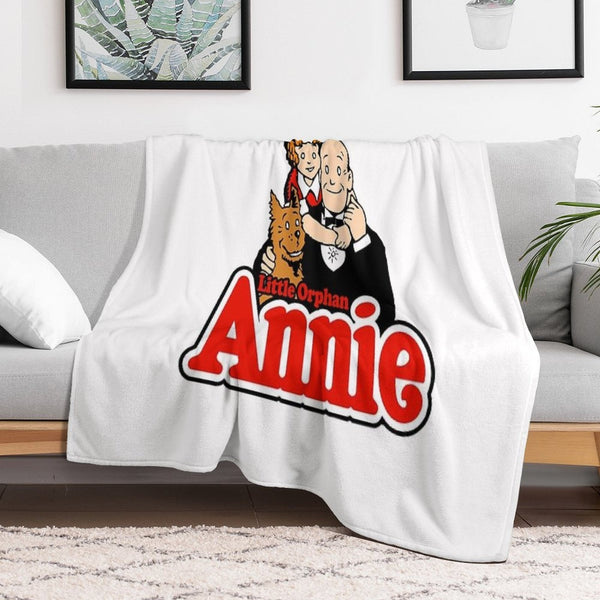 Little Orphan Annie Sustainable Throw Blanket