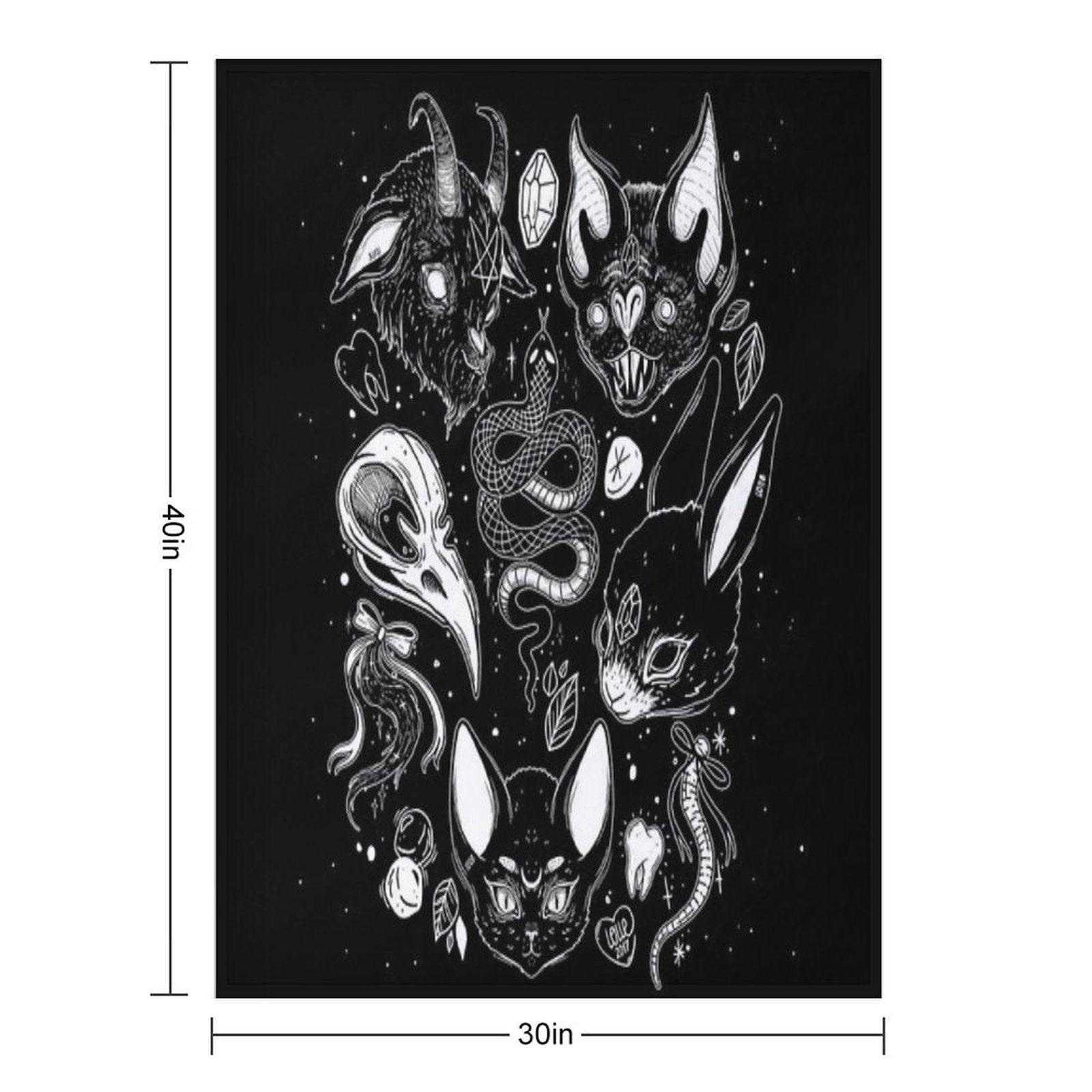 FAMILIAR SPIRITS Throw Blanket