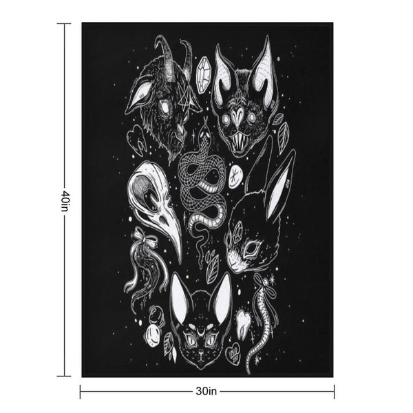 FAMILIAR SPIRITS Throw Blanket