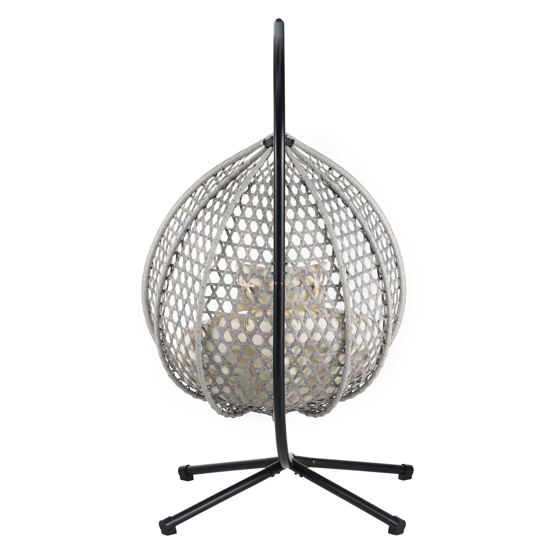 Versatile Hanging Egg Chair for Indoor and Outdoor Use — Comfortable Relaxing Seat