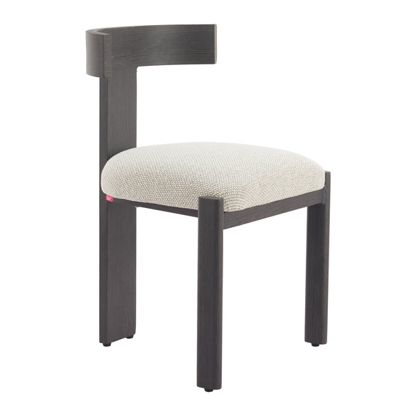 Tiana Dining Chair Black & Beige