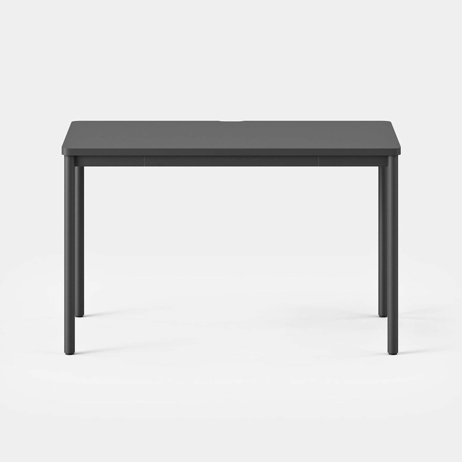 Charcoal 48 Inch Home Office Desk For Modern Workspaces