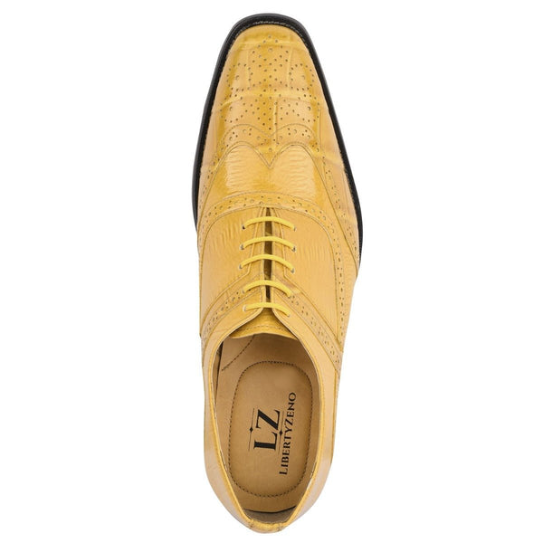 Dallas Genuine Leather Oxford Style Brogue Dress Shoes