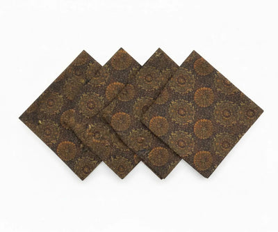 Beige Printed Fabric Napkins