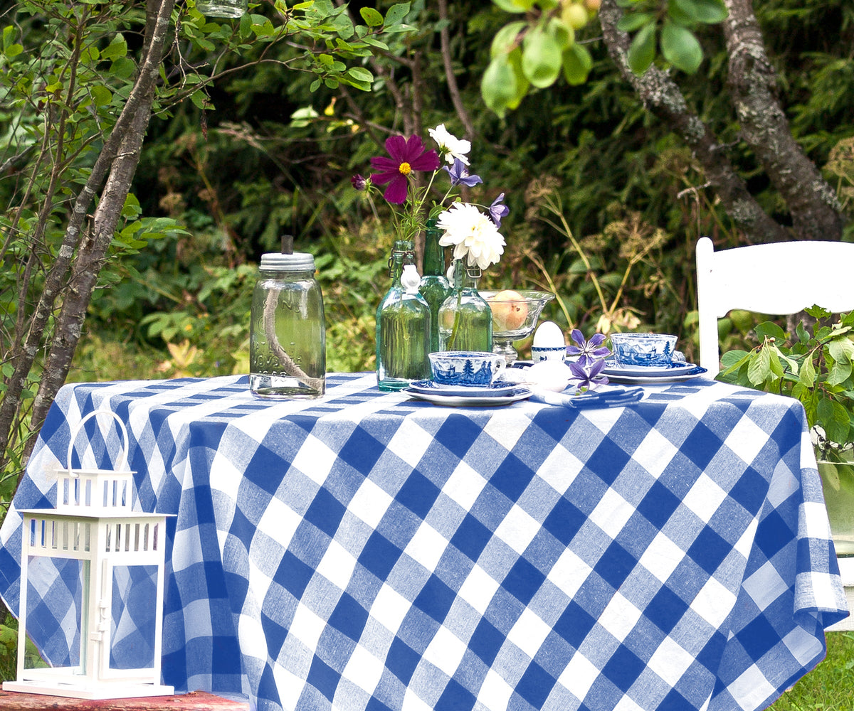 Cotton Tablecloths - Plaid Cloth Tablecloths