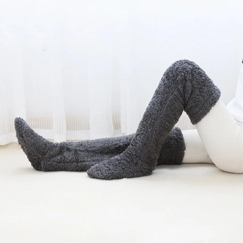 Over-Knee Fuzzy Warmth You’ll Love 🧦❄️