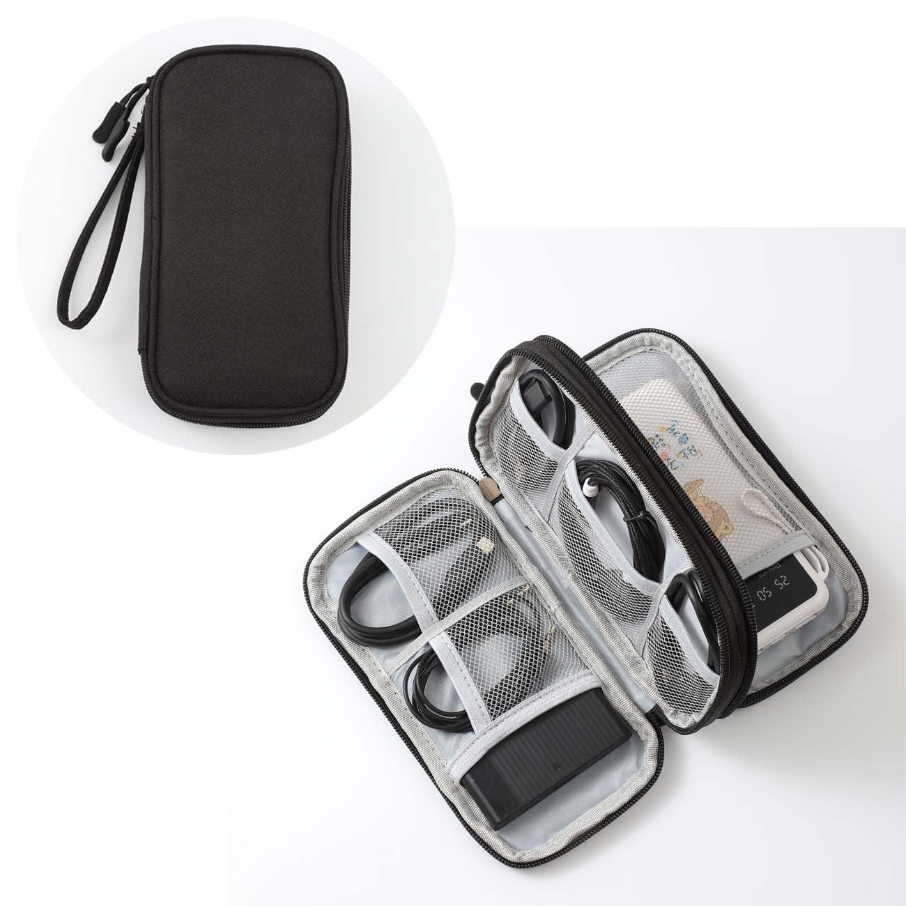 Data cable storage bag charger mobile power charging cable bag box digital storage bag USB headphone hard drive