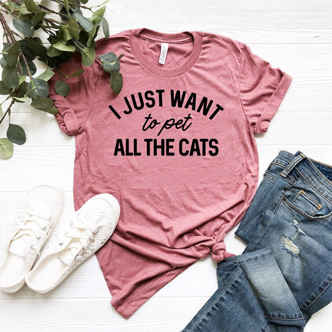 DT1344 I Just Want To Pet All The Cat