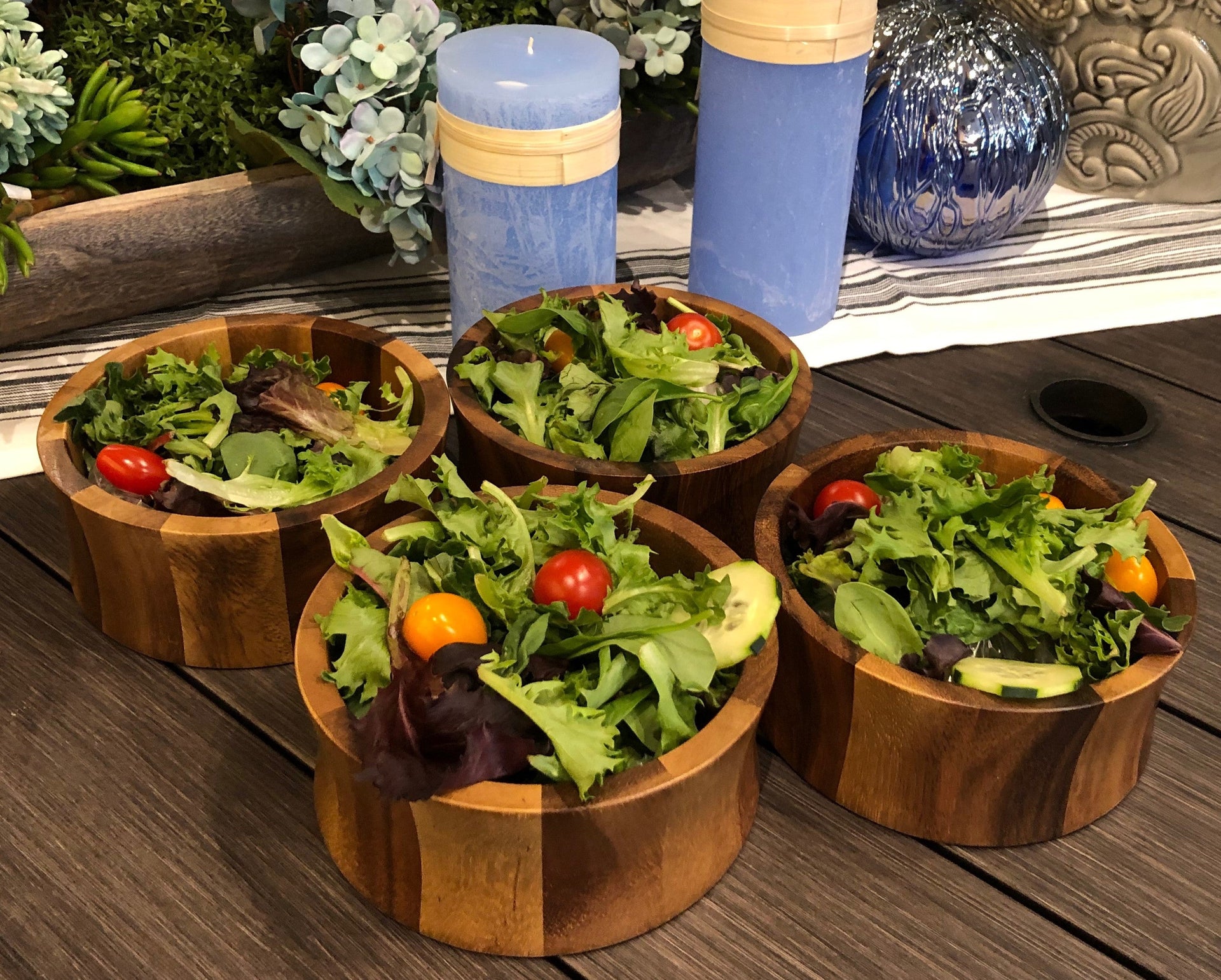 Individual Salad Bowl x 4  6