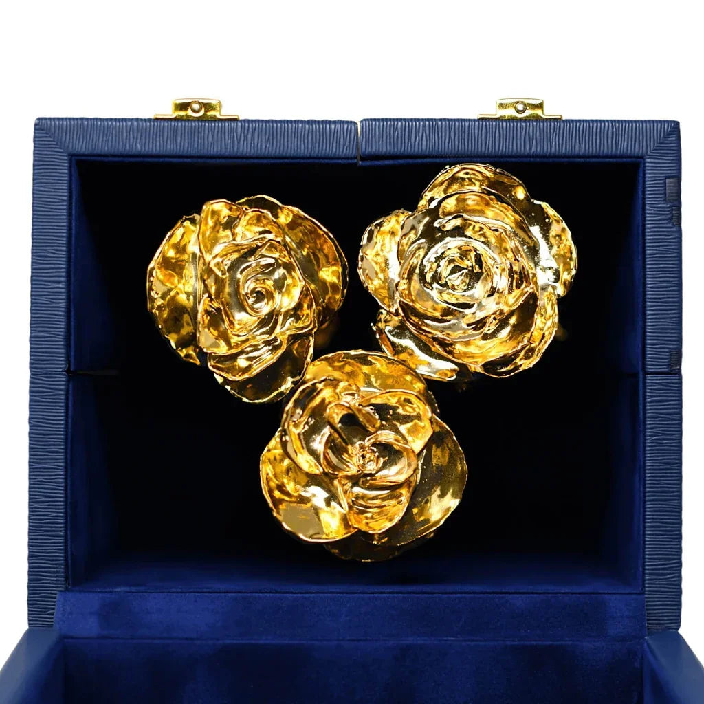DaVinci's Blue Trio - Three Roses. One Forever Moment.