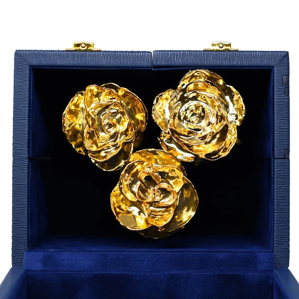 DaVinci's Blue Trio - Three Roses. One Forever Moment.